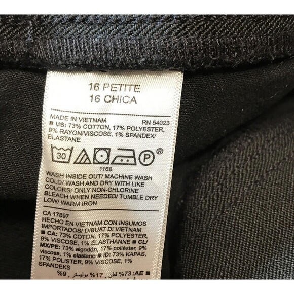 Old Navy Rockstar Women Jeans Black Size 16 Petite Distress Mid Rise - Picture 8 of 8